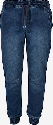 Urban Classics Tapered Pants in Blue: front
