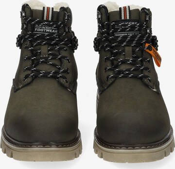 Boots stringati di Dockers by Gerli in verde