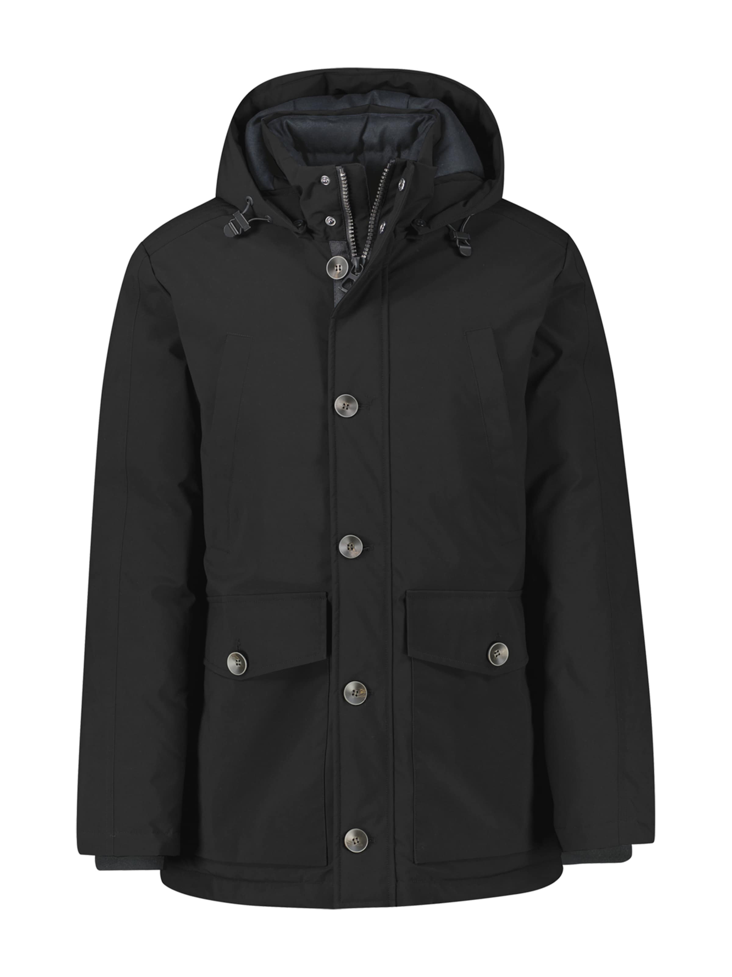 LERROS Winter parka in Black: front