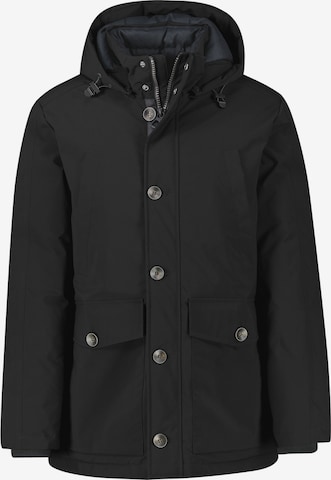 Parka d’hiver LERROS en noir : devant