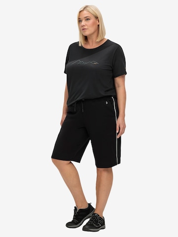 SHEEGO Normální Sportovní kalhoty – černá