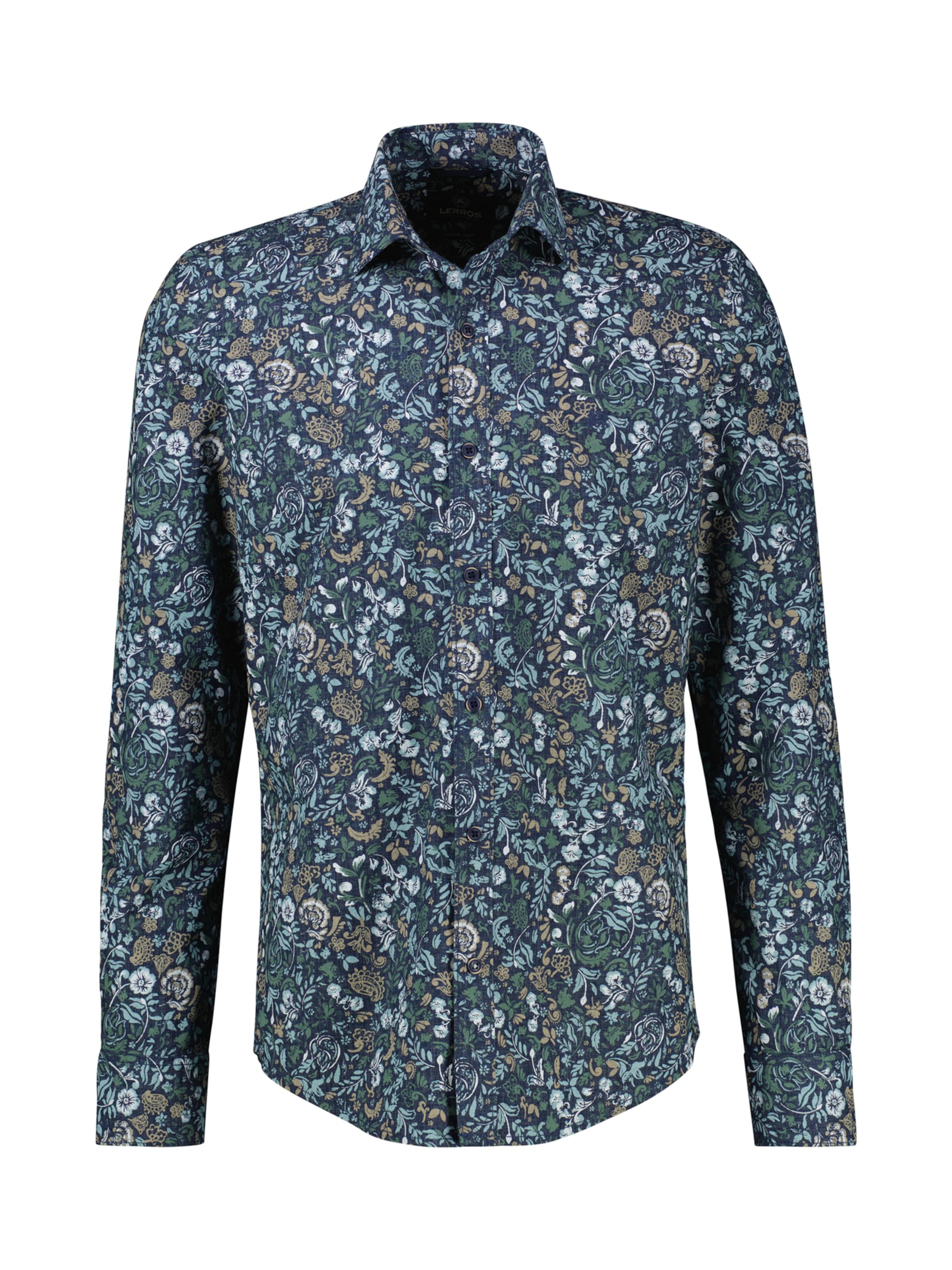 LERROS Regular fit Button Up Shirt in Blue: front