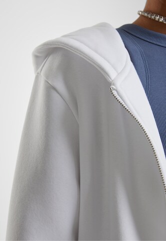 Urban Classics Sweatjacka i vit