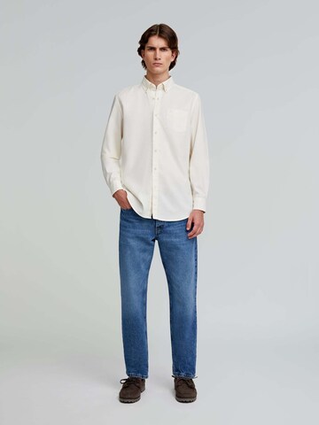 Scalpers Regular Fit Skjorte 'New Forest' i beige