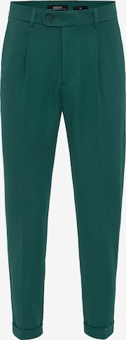 Antioch Slimfit Kalhoty – zelená: přední strana