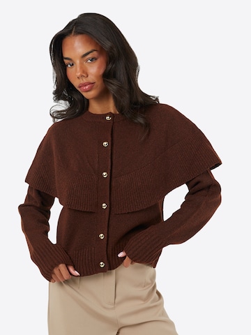 Cardigan BRAVE SOUL en marron : devant