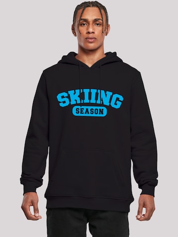 F4NT4STIC Sweatshirt 'Skiing Season' in Black: front