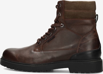 PS Poelman Lace-Up Boots 'Toni' in Brown: front