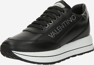 Valentino Shoes Ниски маратонки в сребърно сиво / черно, Преглед на продукта