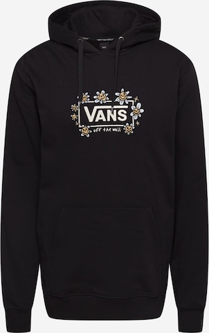 VANS Sweatshirt 'TRIPPY GRIN PO' in Black: front