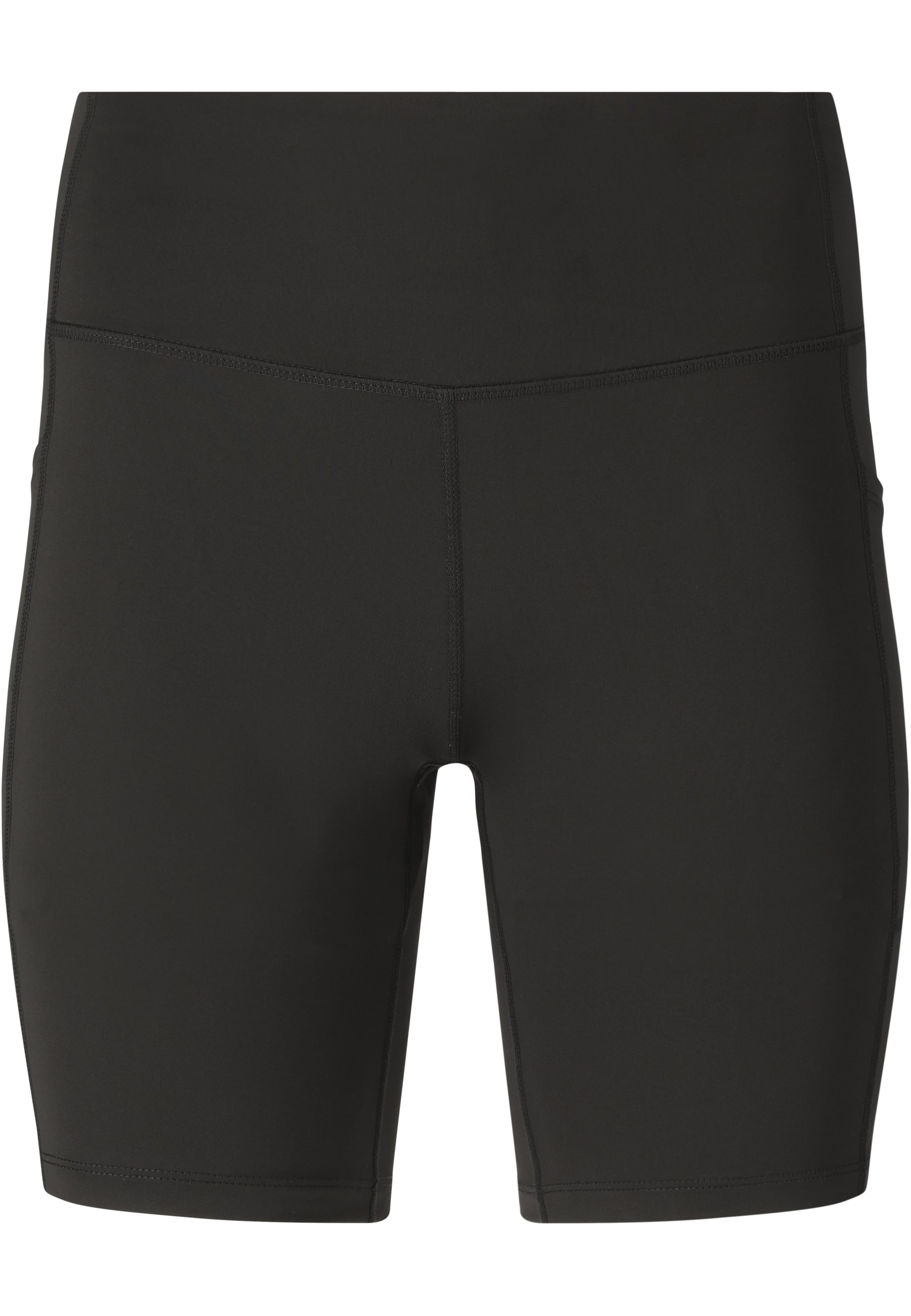 Athlecia Slimfit Sportbroek 'Elli V2' in Zwart: voorkant