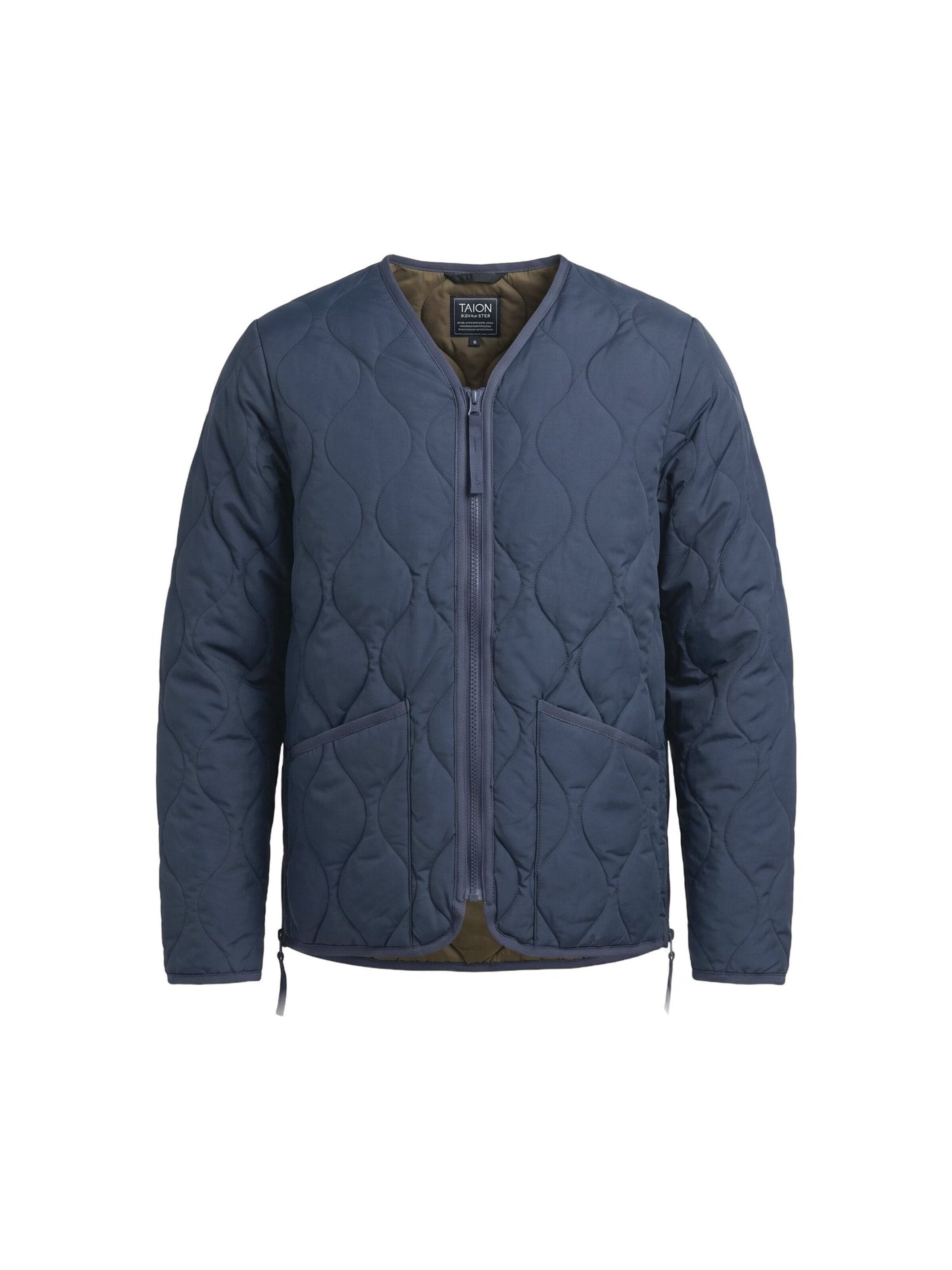Veste mi-saison Taion en bleu : devant