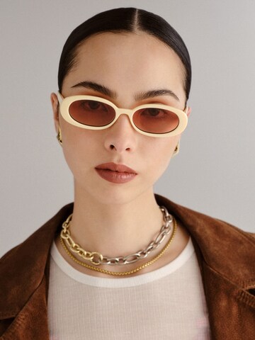 LE SPECS Γυαλιά ηλίου 'OUTTA LOVE' σε μπεζ