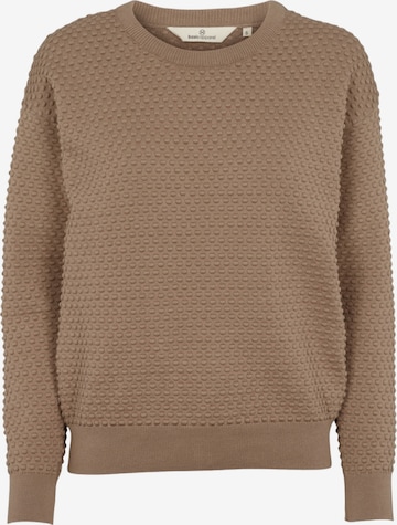 basic apparel Sweater 'Vicca' in Brown: front
