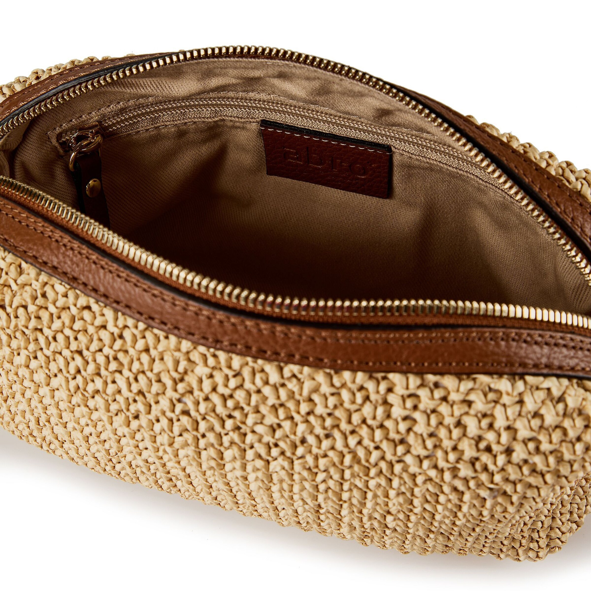 ABRO Schoudertas 'Kaia' in Beige