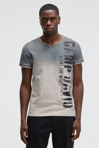 CAMP DAVID Shirt in Grey: front