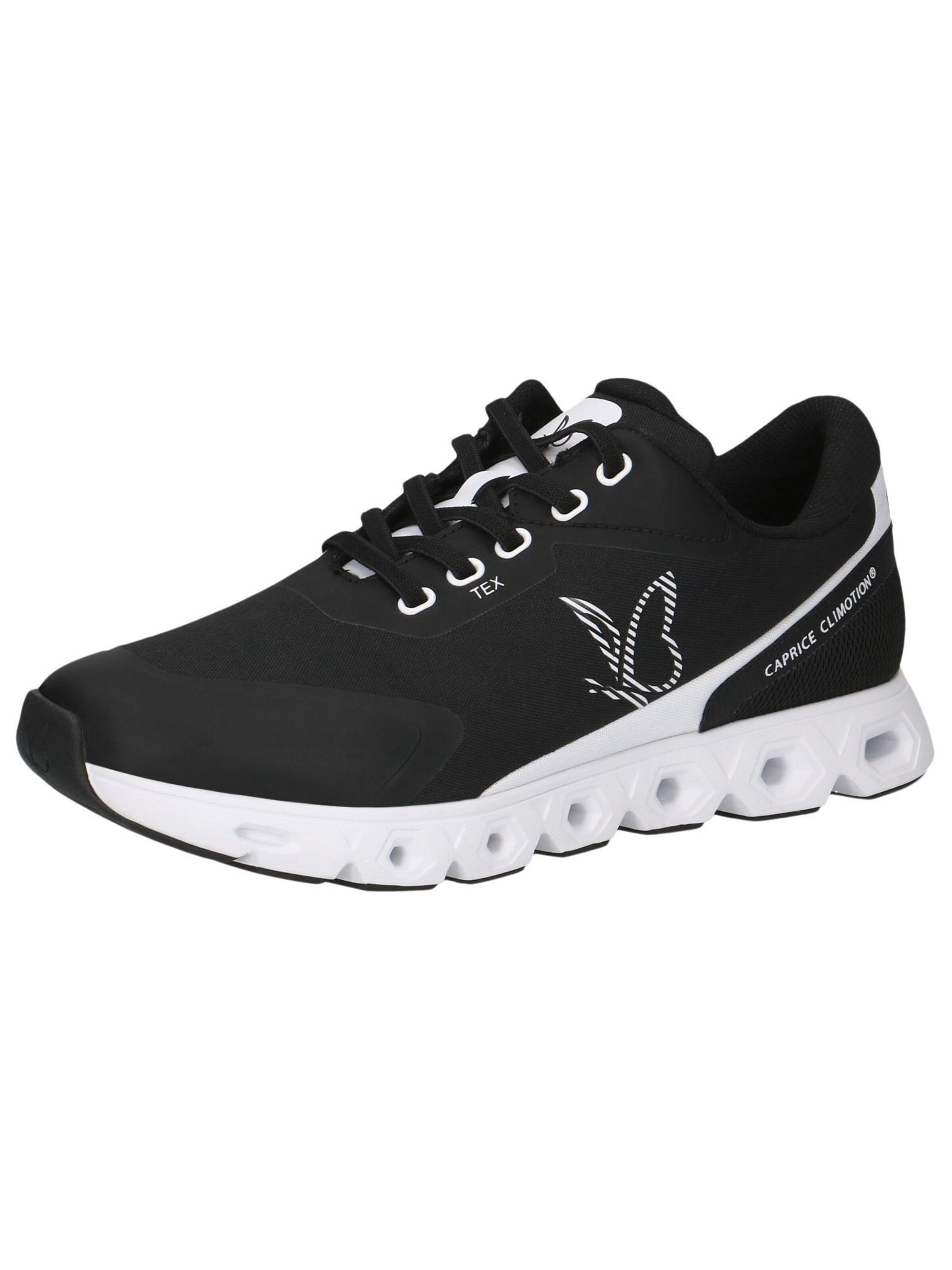 CAPRICE Sneaker in schwarz / naturweiß, Produktansicht