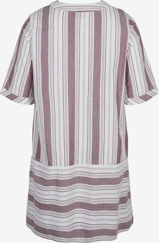 Zizzi Summer Dress 'Gabriella' in Purple