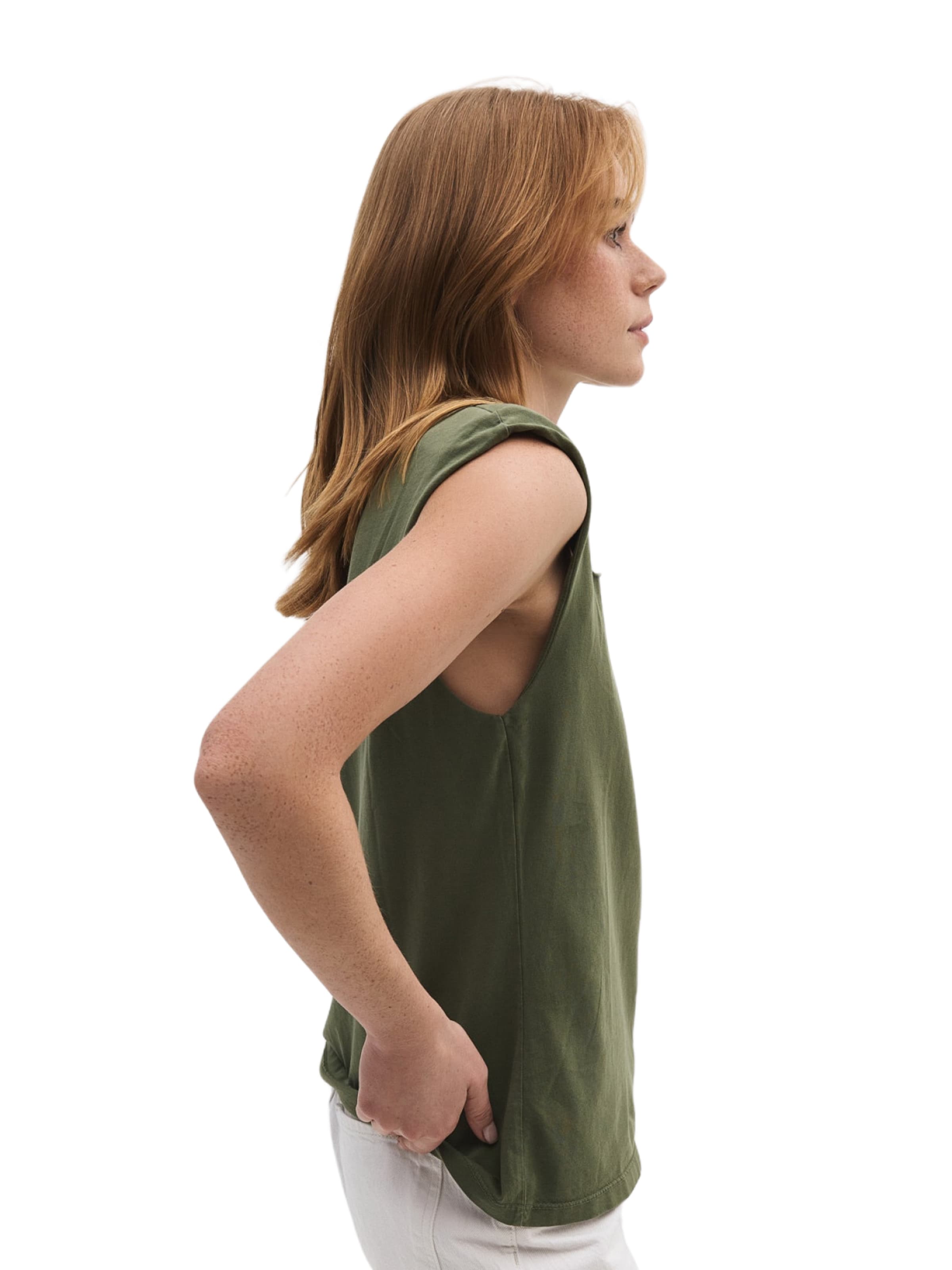 No Matter What Top in Groen