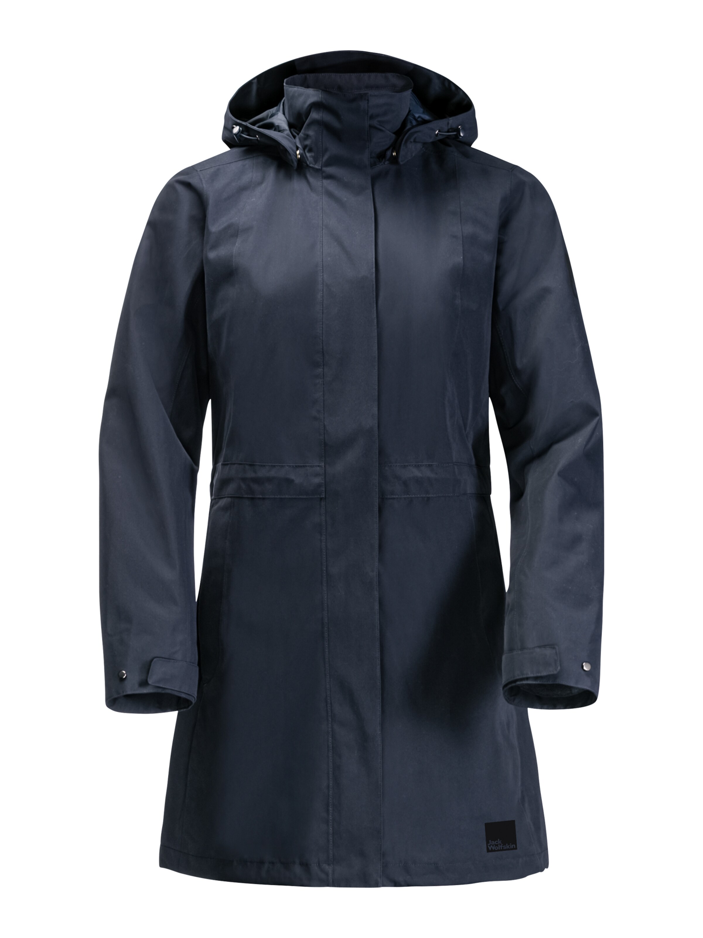 JACK WOLFSKIN Outdoormantel 'Ottawa' in Blauw: voorkant