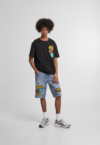 True Religion Loosefit Shorts 'Bobby' in Blau