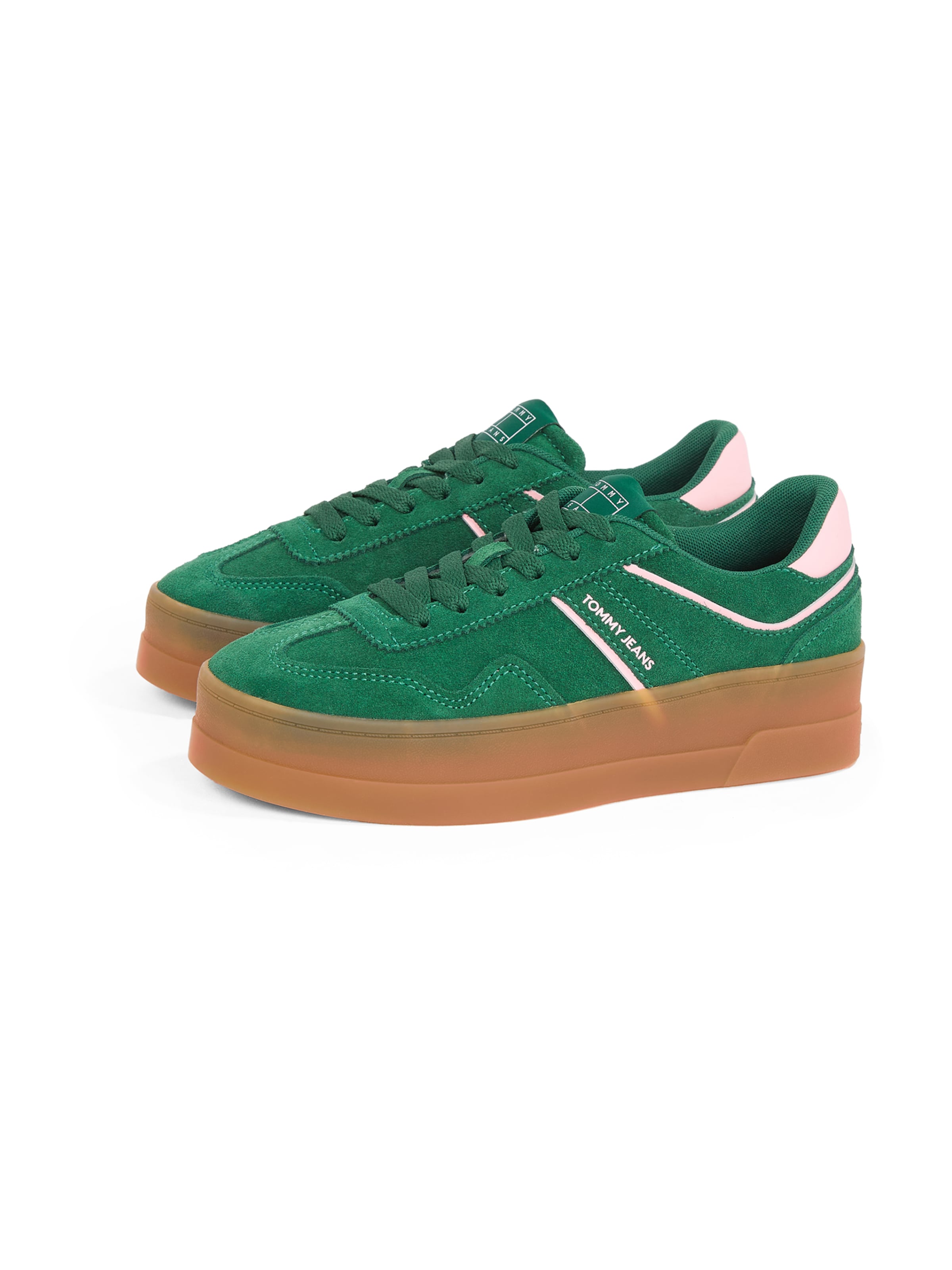 Sneaker bassa 'The Greenwich' di Tommy Jeans in verde