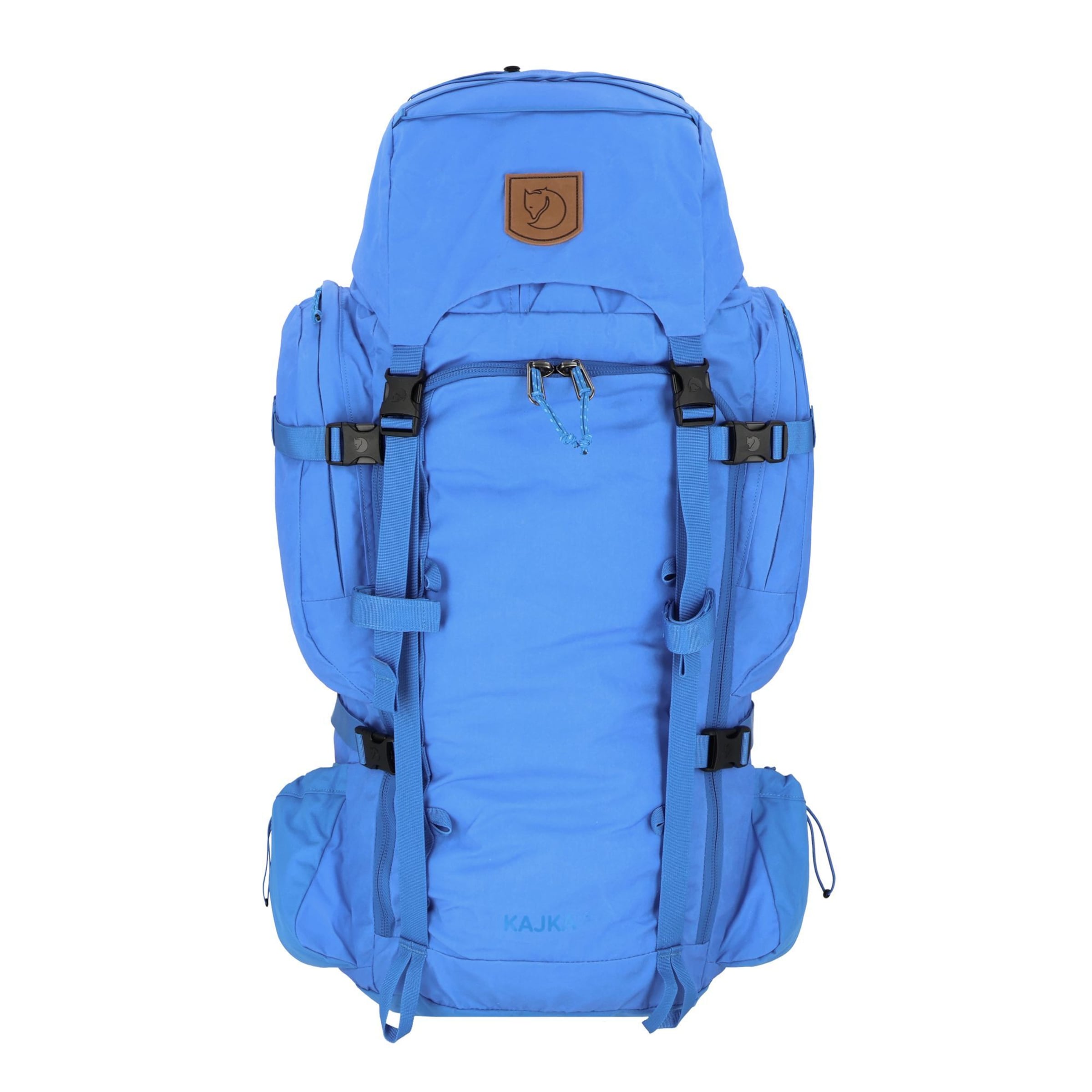 Zaino sportivo 'Kajka 55 ' di Fjällräven in blu: frontale