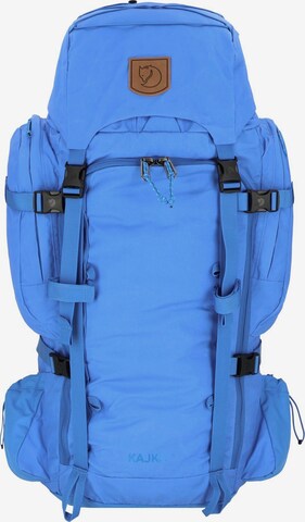 Zaino sportivo 'Kajka 55 ' di Fjällräven in blu: frontale