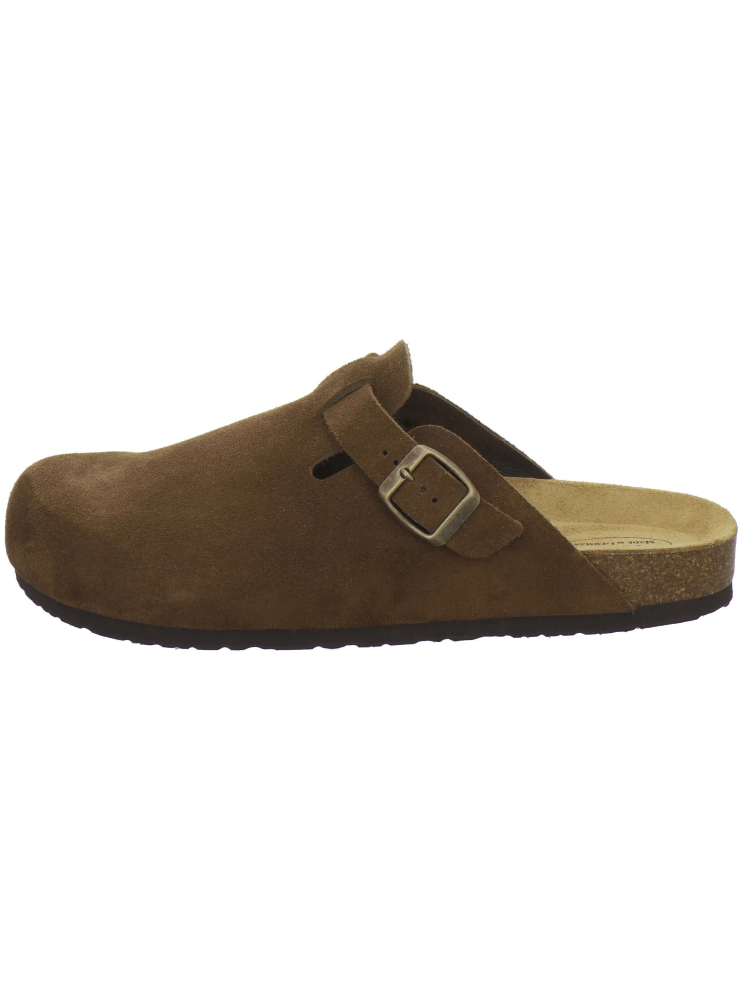 AFS-Schuhe - Zuecos 'Clogs Herren cafe Veloursleder' en marrón