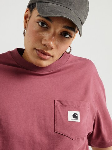 Carhartt WIP Футболка 'Nelson' в Ярко-розовый
