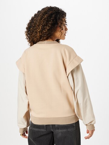 Sisley - Sweatshirt em bege