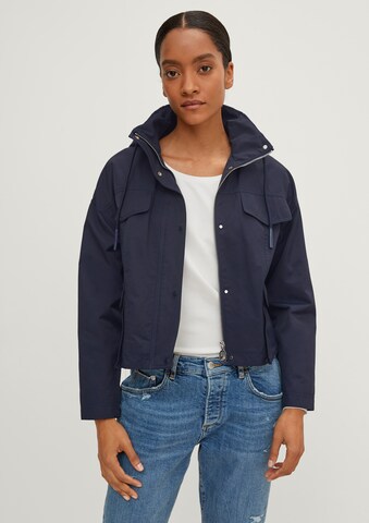 comma casual identity Between-Season Jacket in Blue: front