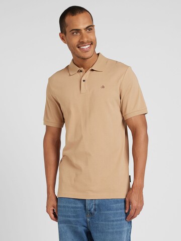 SCOTCH & SODA Poloshirt 'Essential' in Beige: Vorderseite