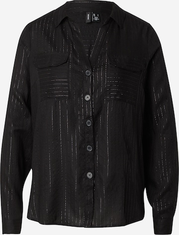 VERO MODA Blouse 'VMBUMPY' in Black: front