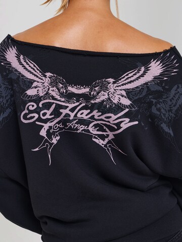 juoda Ed Hardy Megztinis: galas