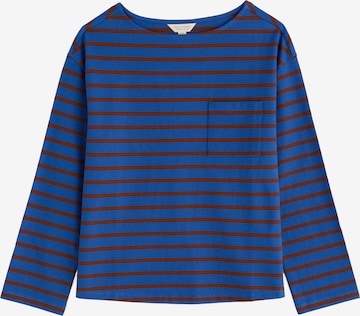 T-shirt 'Beach Boat' Seasalt Cornwall en bleu : devant