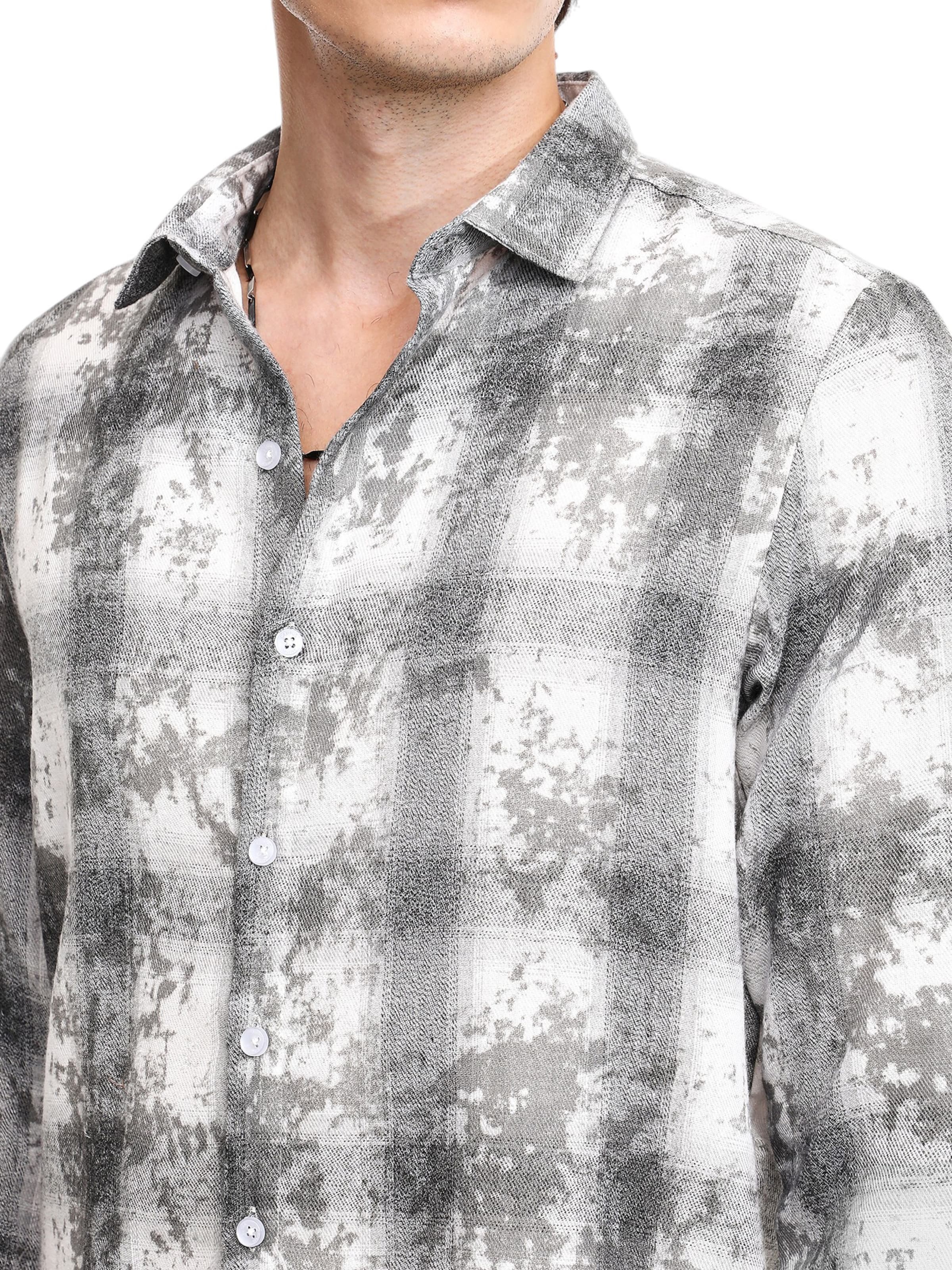 Regular fit Camicia 'Kinley' di Campus Sutra in grigio