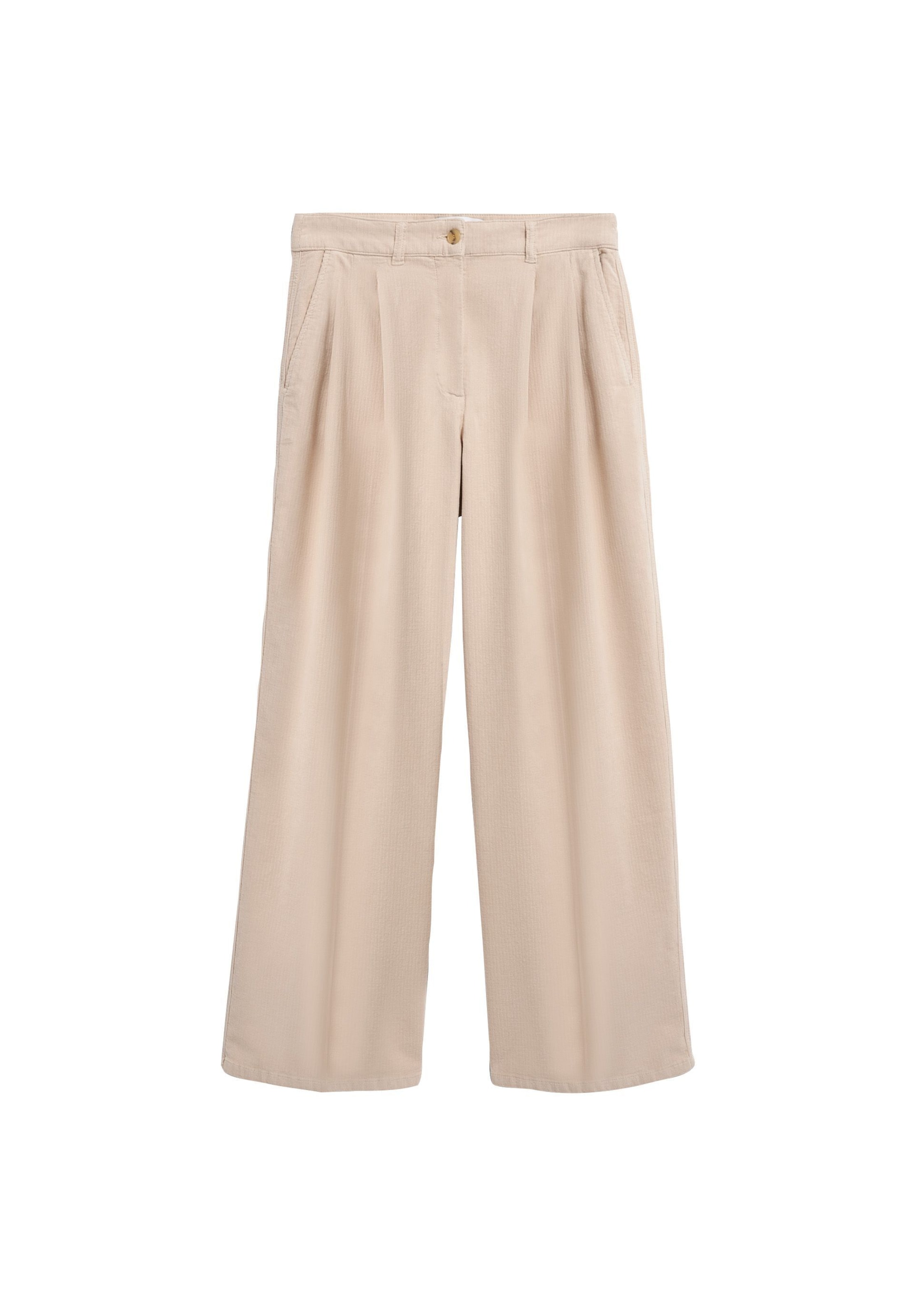 ARMEDANGELS Loose fit Trousers in Beige: front