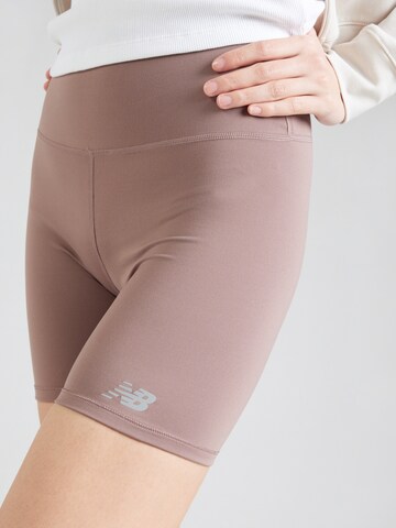 new balance Skinny Sports trousers in Beige