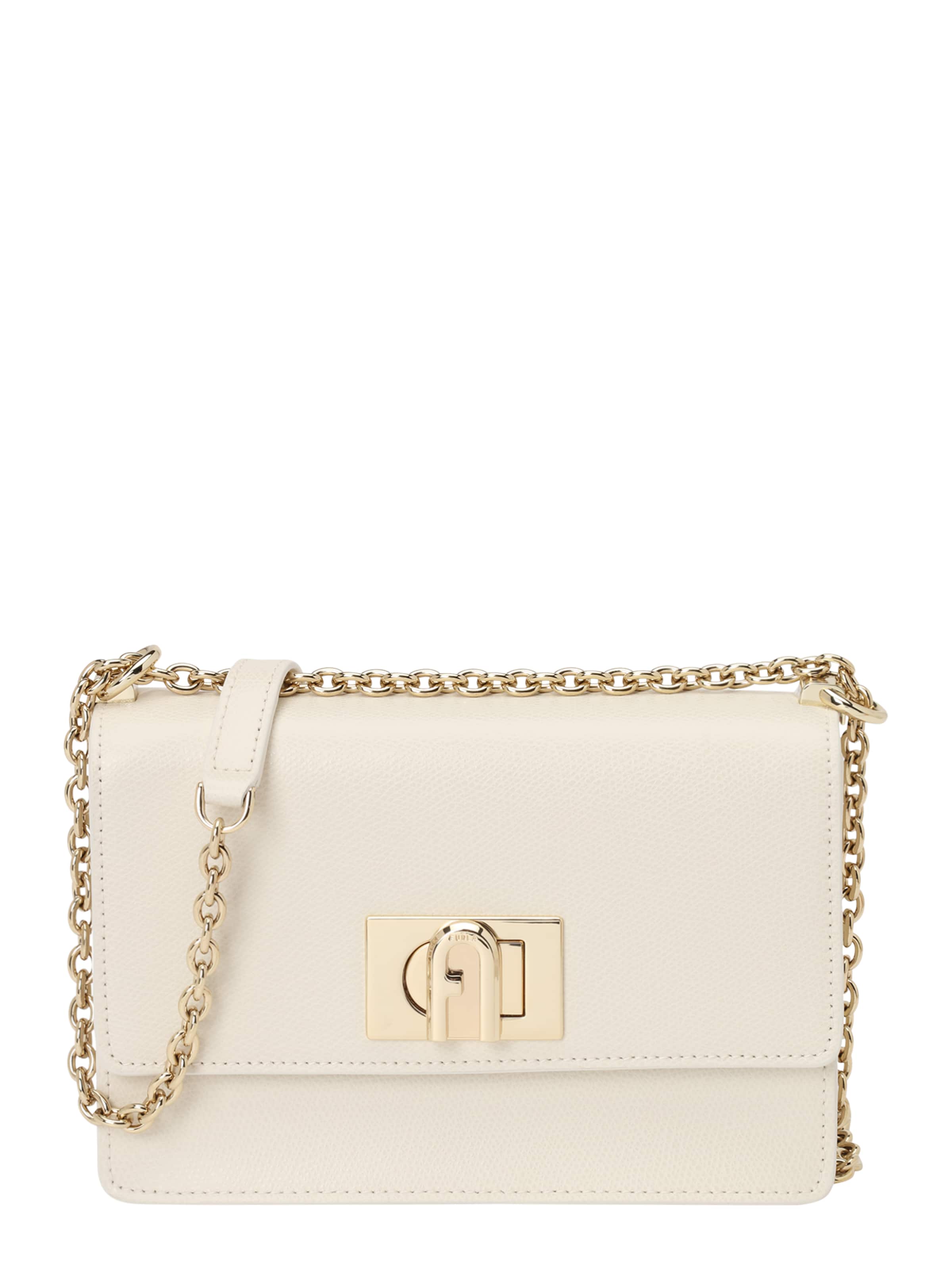 FURLA Crossbody Bag '1927' in White: front