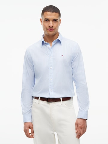 Slim fit Camicia 'FLEX' di TOMMY HILFIGER in blu: frontale