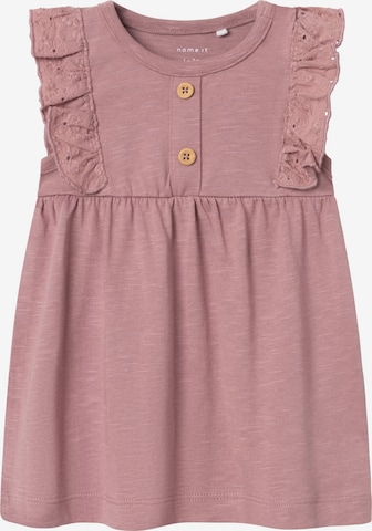 NAME IT Платье 'HUBBI' в Ярко-розовый: спереди