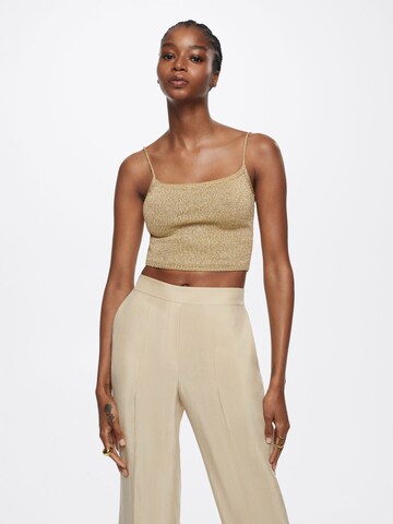 Loosefit Pantalon à plis 'dalia' MANGO en beige