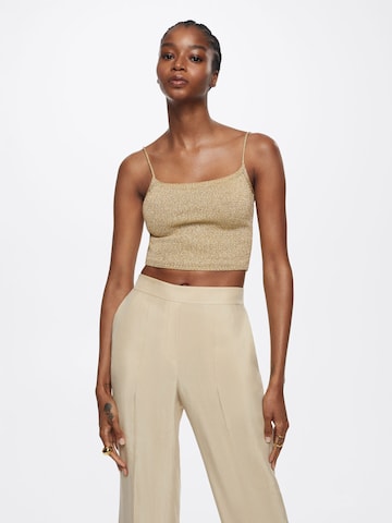 Loosefit Pantalon à plis 'dalia' MANGO en beige