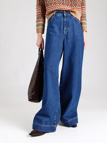 Weekend Max Mara Wide leg Jeans 'CIRO' in Blue: front