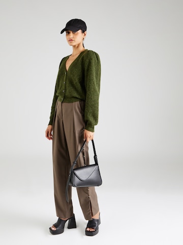 SOAKED IN LUXURY Knit Cardigan 'Tuesday' in Green