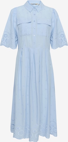 CULTURE Jurk 'Reya' in Blauw: voorkant