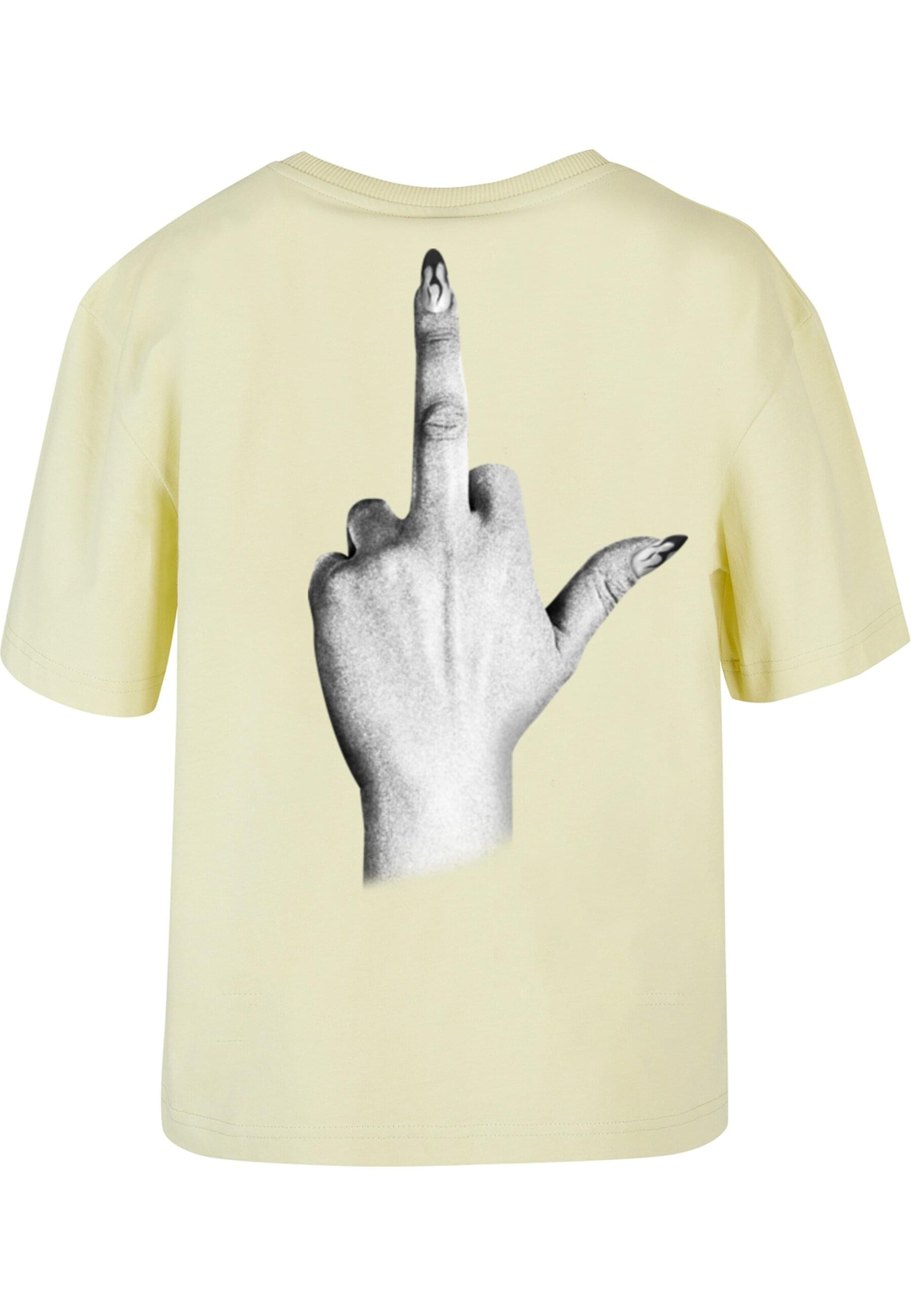 Tricou 'I Don't Give' de la Mister Tee pe galben