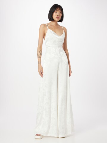 Nasty Gal Jumpsuit in White: front