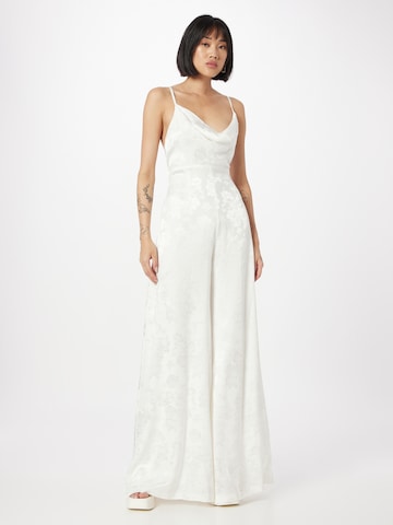 Nasty Gal Jumpsuit in White: front